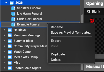 Rename Playlist