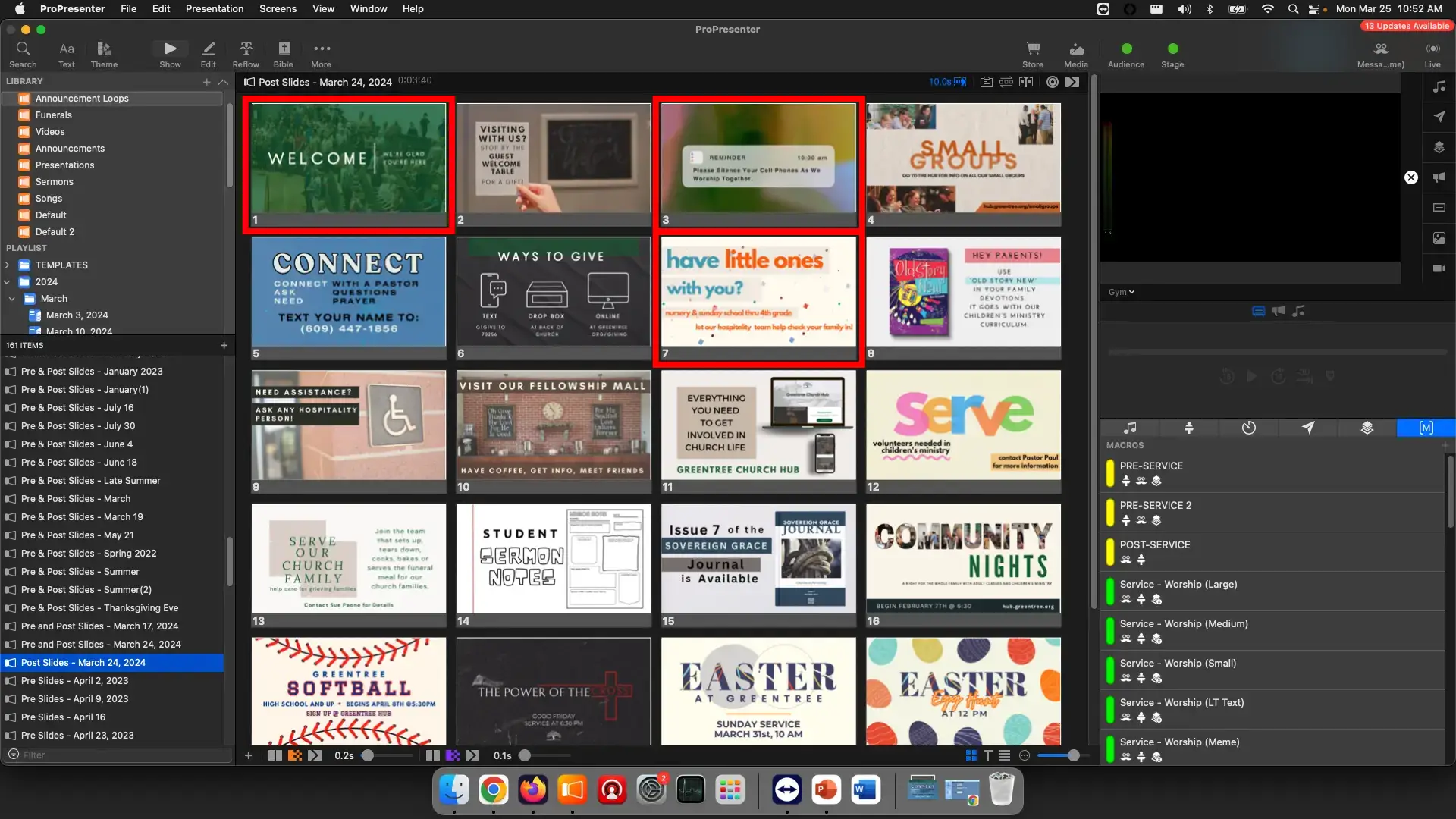Remove irrelevant slides