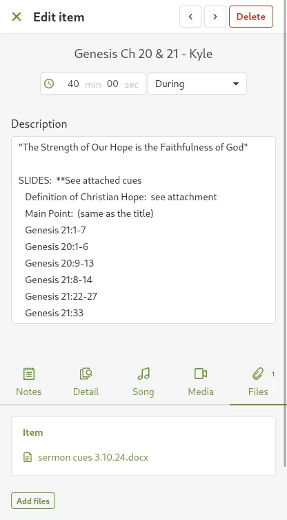 Planning Center Description Pic