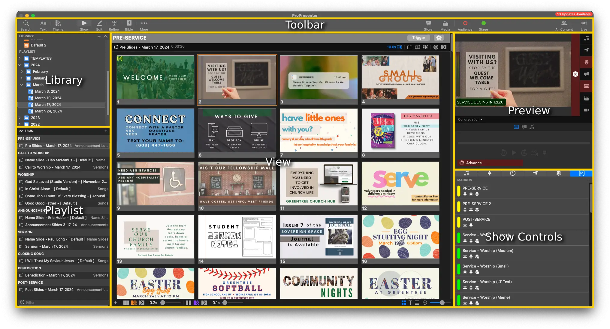 Labeled Interface