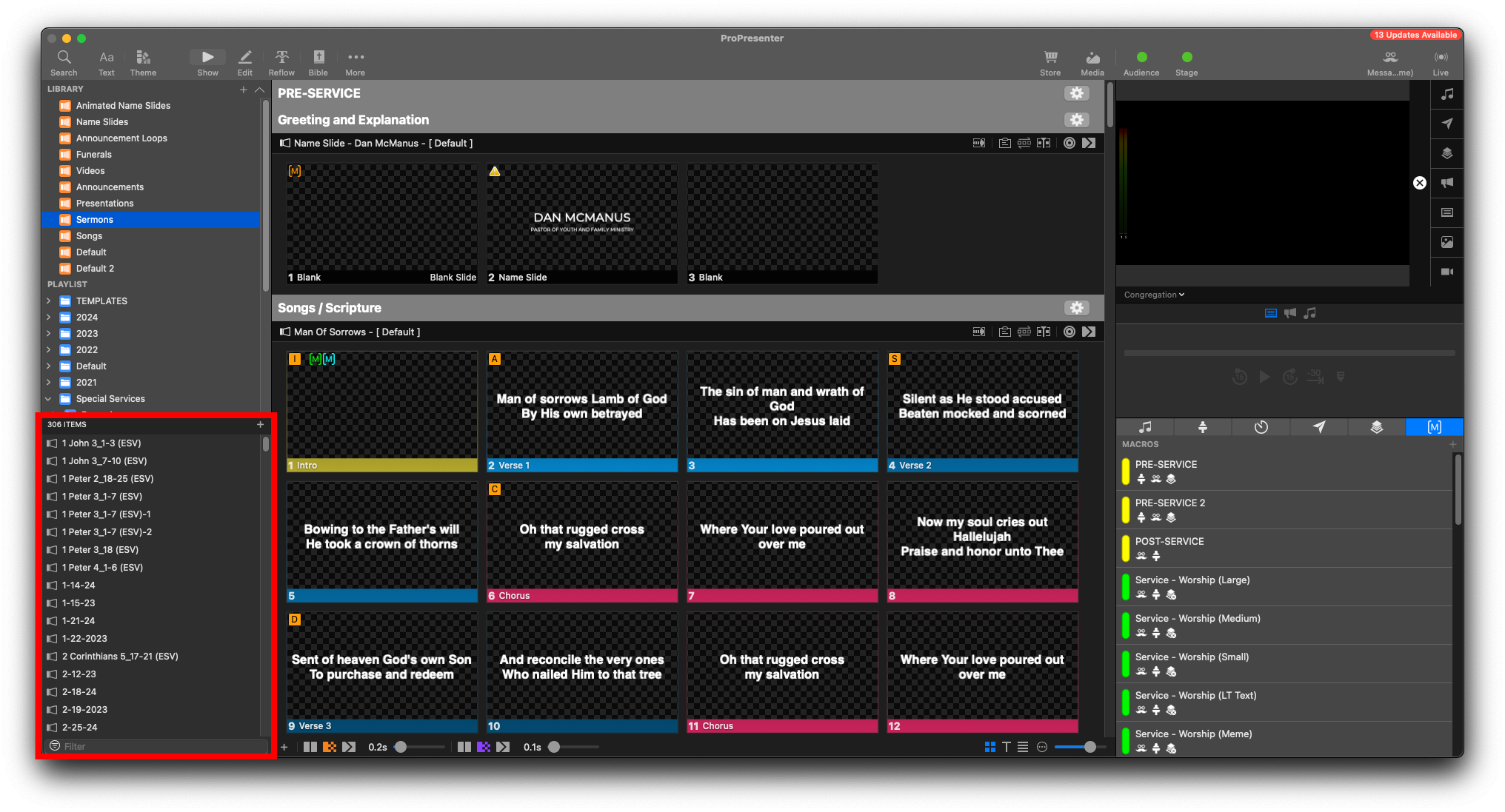 Playlist Highlighted